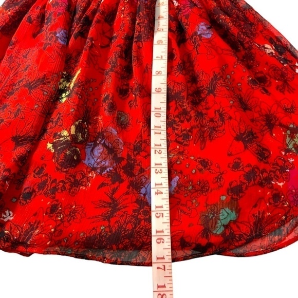 ARITZIA TALULA Fully Lined Chiffon Flirty Mini Skirt w/ Elasticized Waist Sz XS - Picture 7 of 9